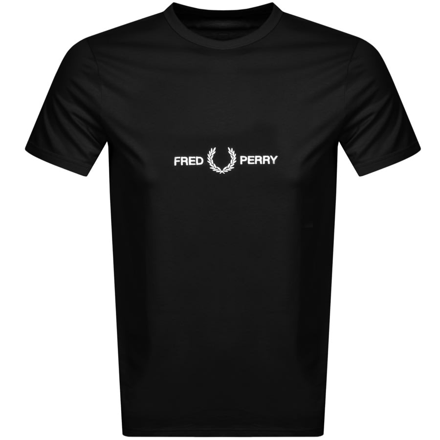 Alternative Image for ProductFred Perry Logo T Shirt Black1